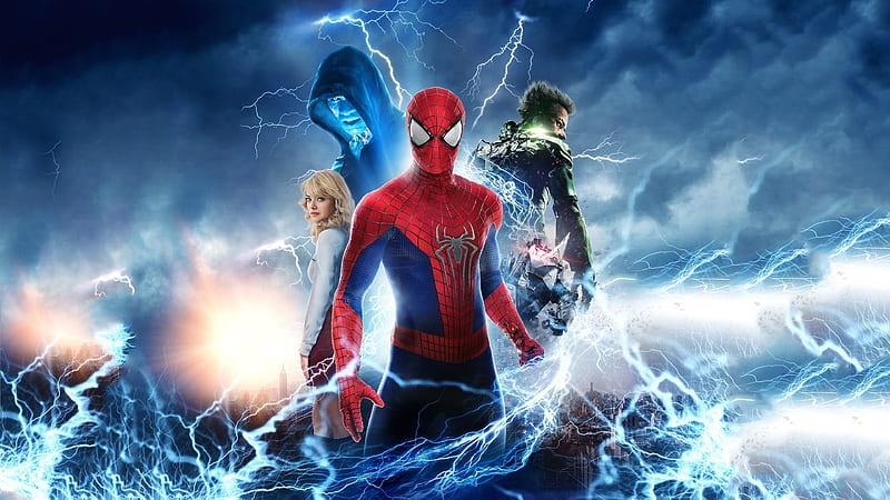 Dane DeHaan Electro Emma Stone Green Goblin Gwen Stacy Jamie Foxx The Amazing Spider-Man 2, HD wallpaper