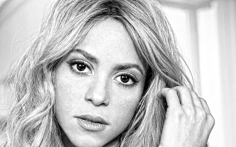 Shakira, portrait, hoot, Colombian singer, beautiful eyes, popular singers, Shakira Isabel Mebarak Ripoll, HD wallpaper