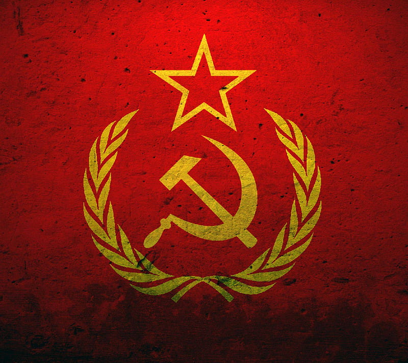 Russia, hammer, red, sickle, HD wallpaper