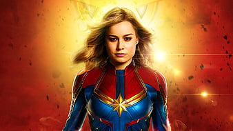 CaptainMarvel Poster, captain-marvel-movie, captain-marvel, 2019-movies, movies, poster, HD wallpaper