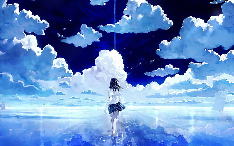 200+] Anime Sky Wallpapers | Wallpapers.com