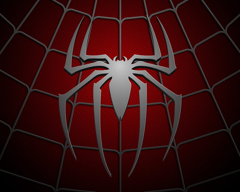 SPIDER-MAN, MAN, SPIDER, LOGO, WEB, HD wallpaper