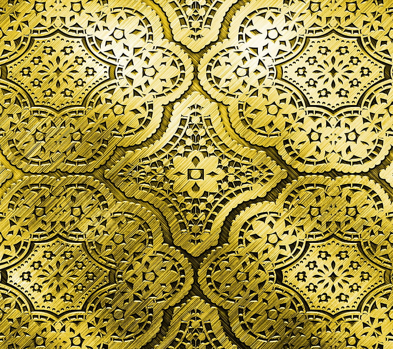 Gold Steel, desenho, texture, HD wallpaper