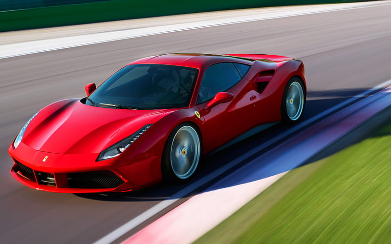 2016 Ferrari 488 GTB, Coupe, Turbo, V8, car, HD wallpaper