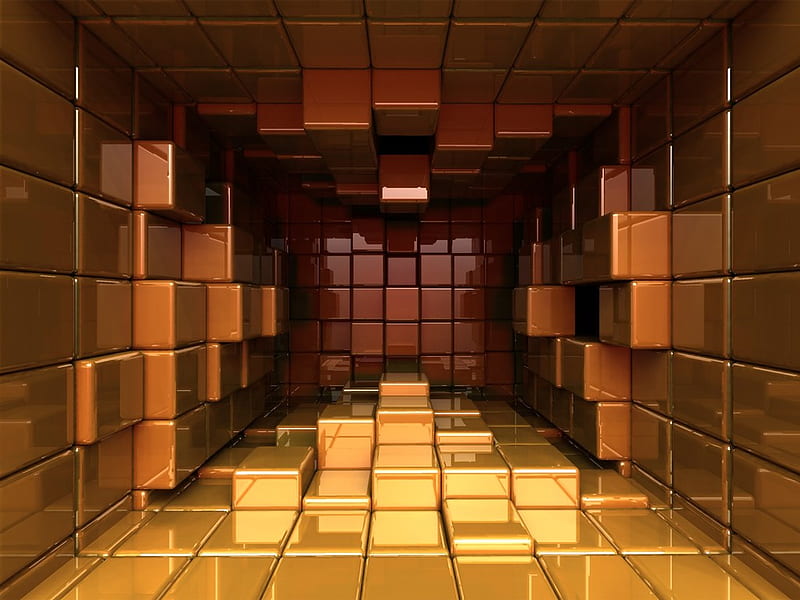 Cubes, build, cube, technology, system, fantasy, crazy, block, log in, room, dream, HD wallpaper