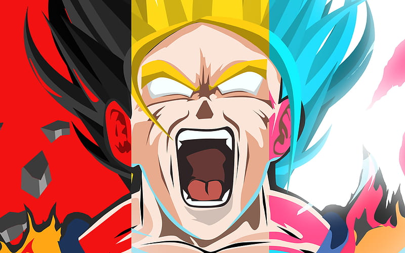 ArtStation - Son Goku SSJ5 fan art