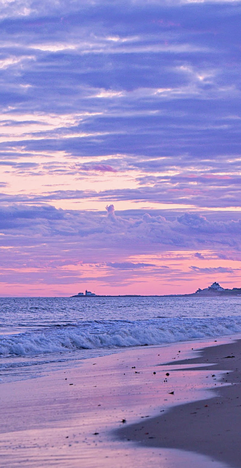Purple Sunset, Sky, Pink, Clouds, Blue, Cloud, Cool, Pretty, HD phone  wallpaper | Peakpx