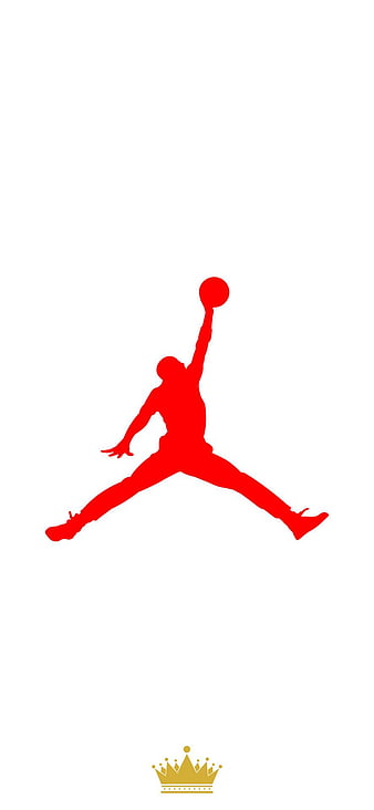 Download The Iconic Jumpman Lays on the Surface of the Jordan Logo Phone  Wallpaper | Wallpapers.com