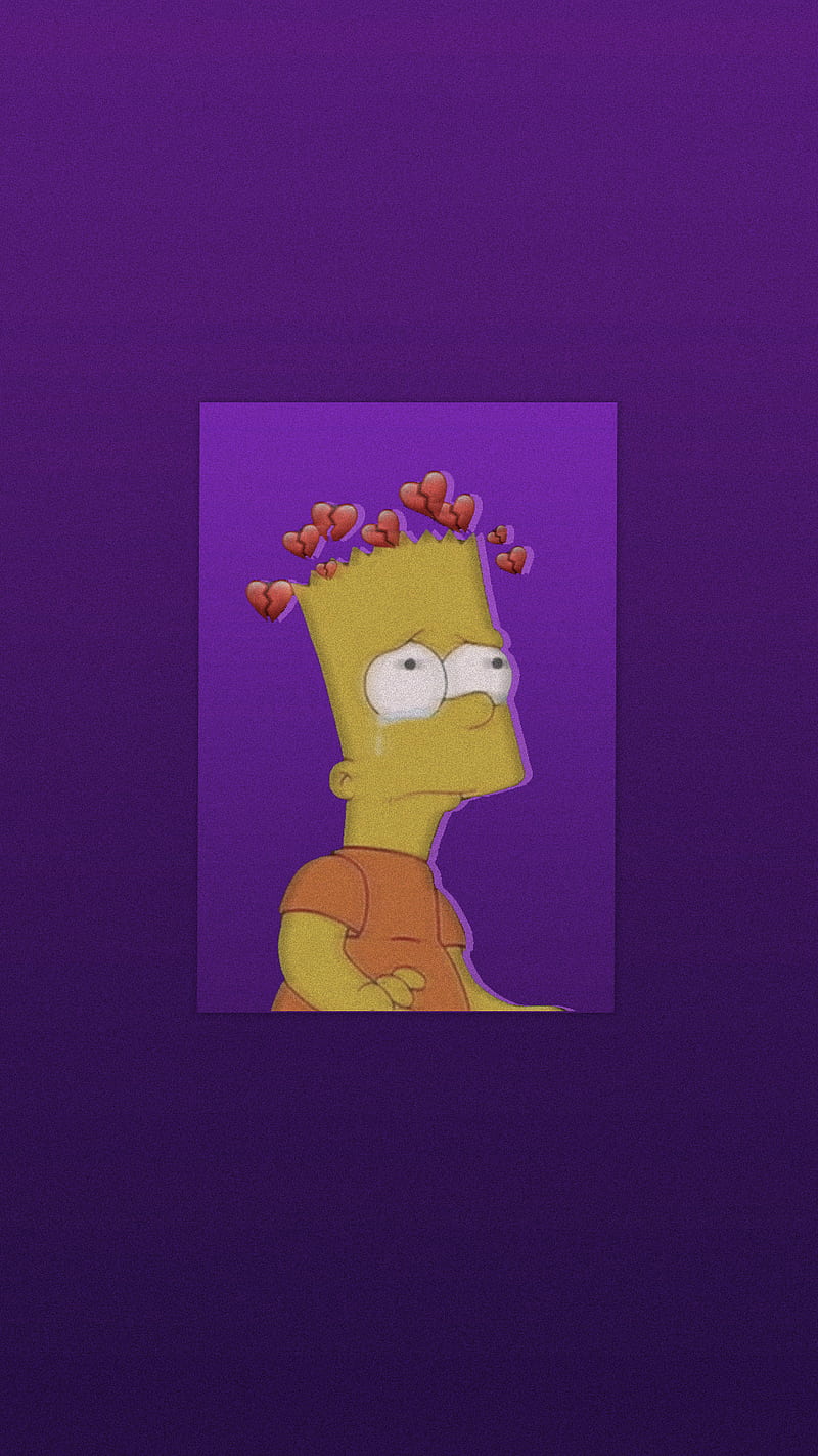 Sad bart, HD phone wallpaper