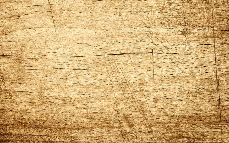 light wooden texture, wood with scratches, brown wooden background, wooden texture, HD wallpaper