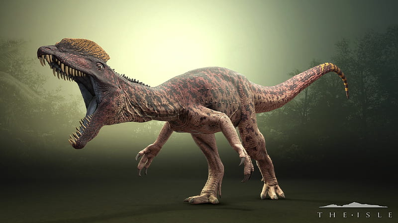 Dilophosaurus The Isle Gaming, HD wallpaper | Peakpx