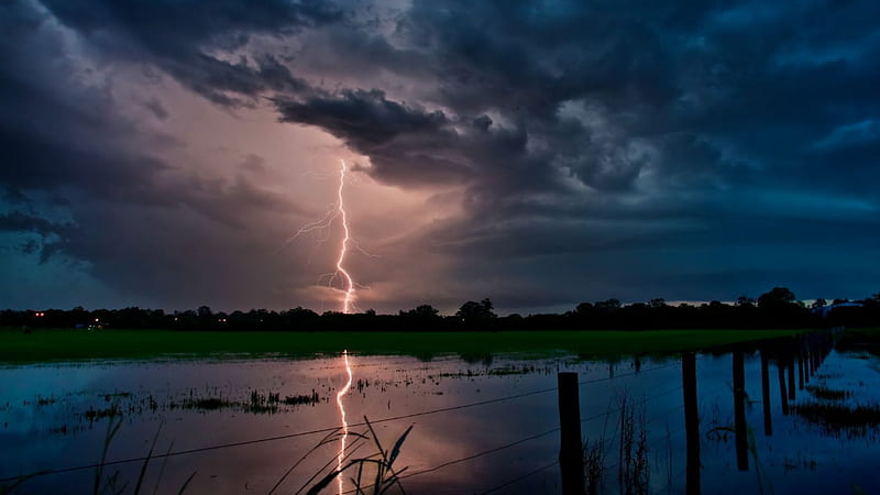 Lightning Strikes, bad weather, lightning, clouds, stormy, HD wallpaper |  Peakpx