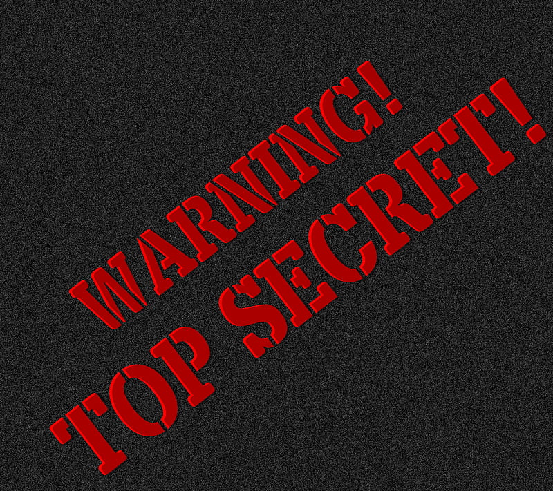 top secret, red, sign, warning, HD wallpaper