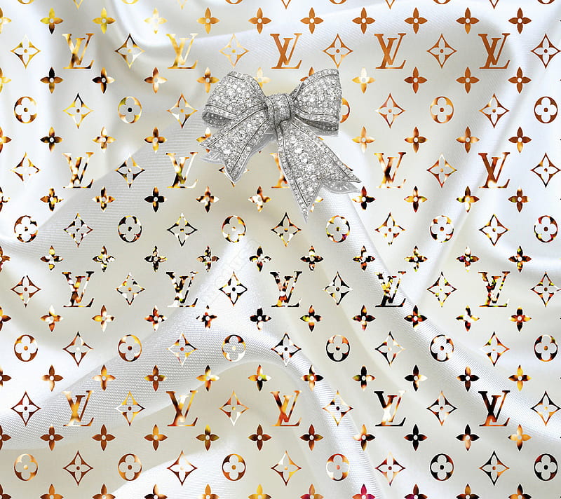 Louis Vuitton, brand, gold, louisvuitton, lv, pattern, pattern medusa,  white, HD wallpaper | Peakpx