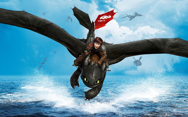 How to train you Dragon 2, Hiccup, Dragons, Disney, Animated, How to train your dragon 2, Fantasy, HD wallpaper