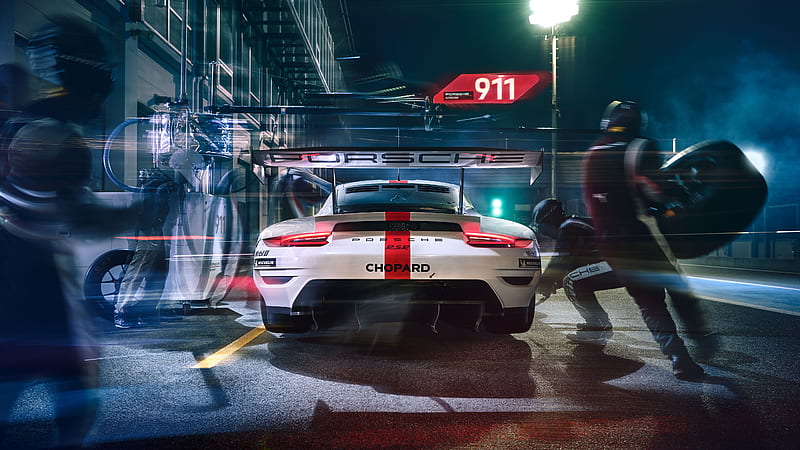Porsche 911 RSR 2019 4, HD wallpaper