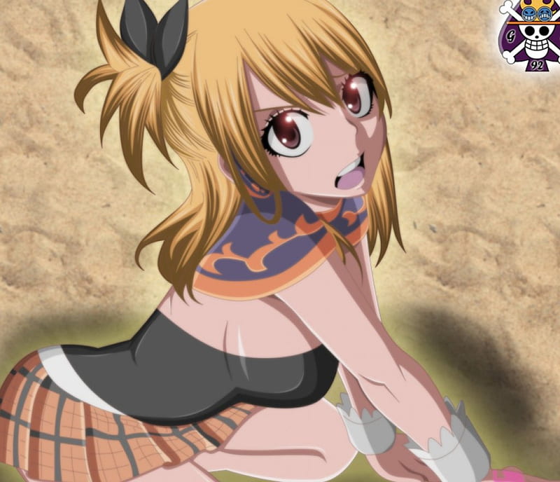 Lucy Heartfilia, cute, pretty, animefairytail, girl, HD wallpaper