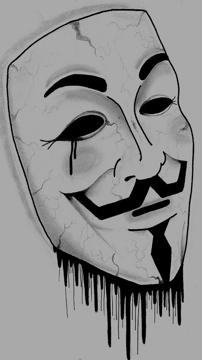 Anonymus, derretido, dibujos, hack, hacker, HD phone wallpaper | Peakpx