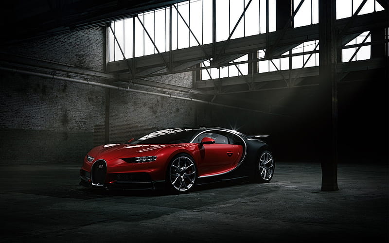 1920x1080px, 1080P free download | Bugatti Chiron, hypercar, red black ...