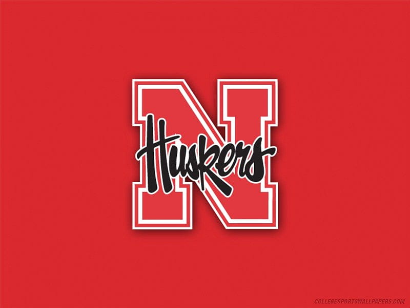 Nebraska Logo, nebraska, logo, teams, huskers, HD wallpaper