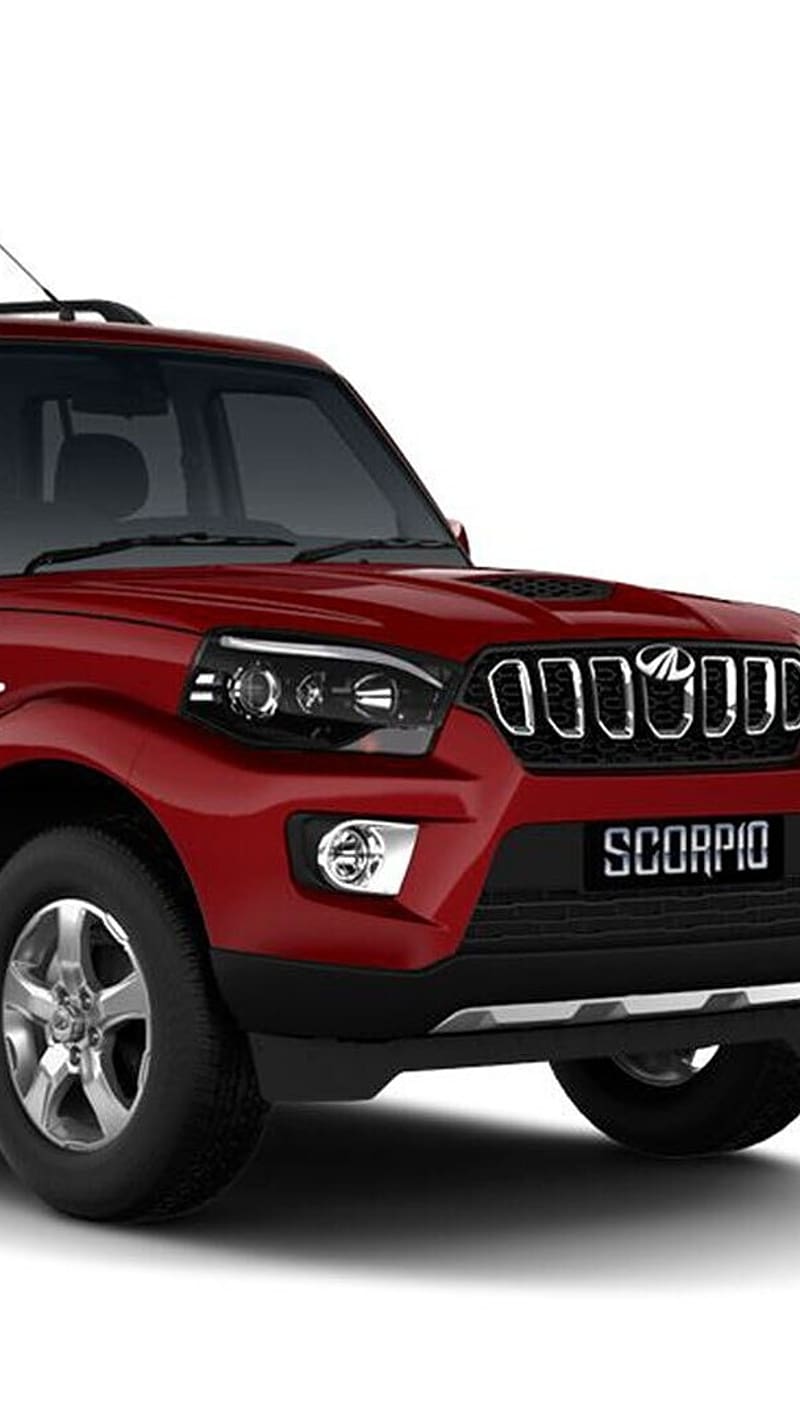 Scorpio S11, scorpio red, car, red, scopio, HD phone wallpaper