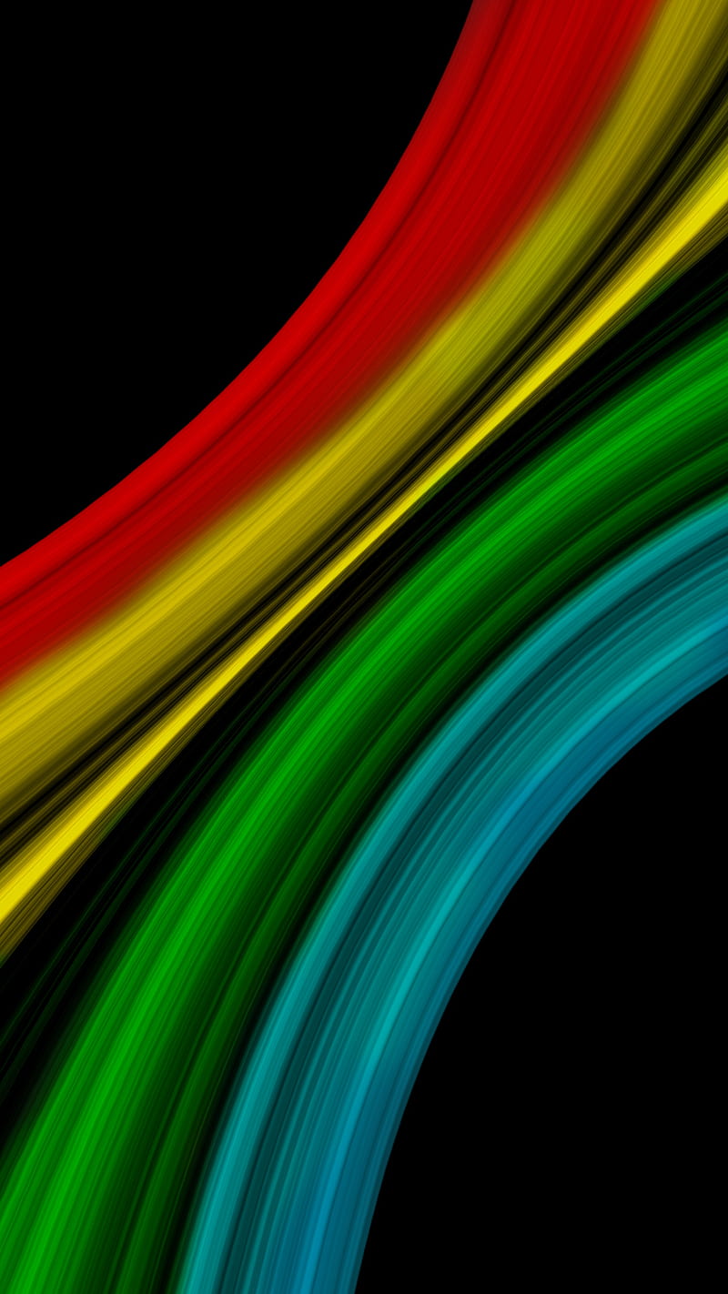 Abstract Stripes, blue, cyan, glow, green, lines, red, yellow, HD phone  wallpaper | Peakpx