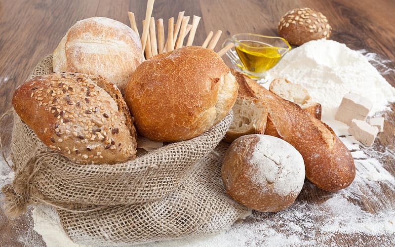Food, Baking, Bread, Flour, HD wallpaper