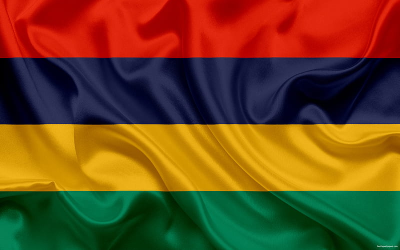 Flag of Mauritius, National flag, Republic of Mauritius, national symbols, HD wallpaper