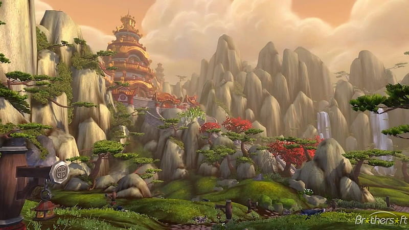 Warcraft Scenery, Mists of Pandaria, HD wallpaper