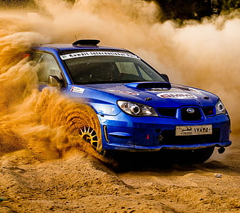 Sfondo della squadra di rally subaru