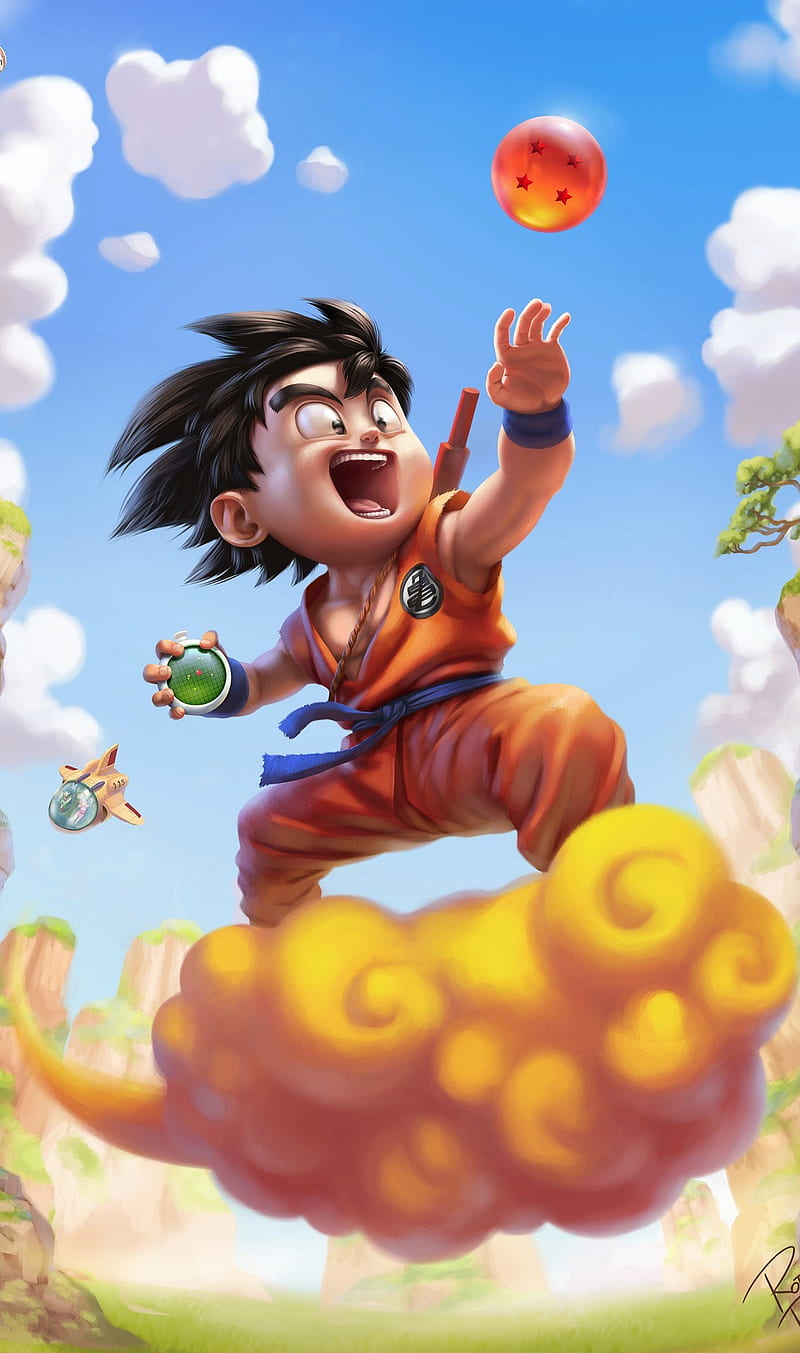 Goku, Nimbus, HD phone wallpaper