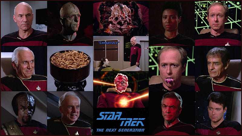 Star Trek:The Next Generation Episode - Conspiracy, Star Trek TNG, Star Trek, TNG, Conspiracy, HD wallpaper