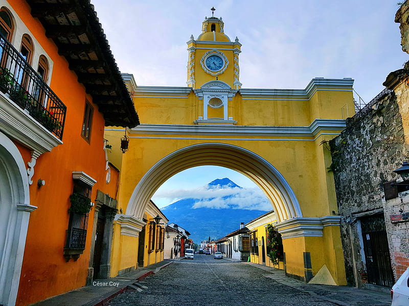 Antigua Guatemala , colonial city, travel, HD wallpaper