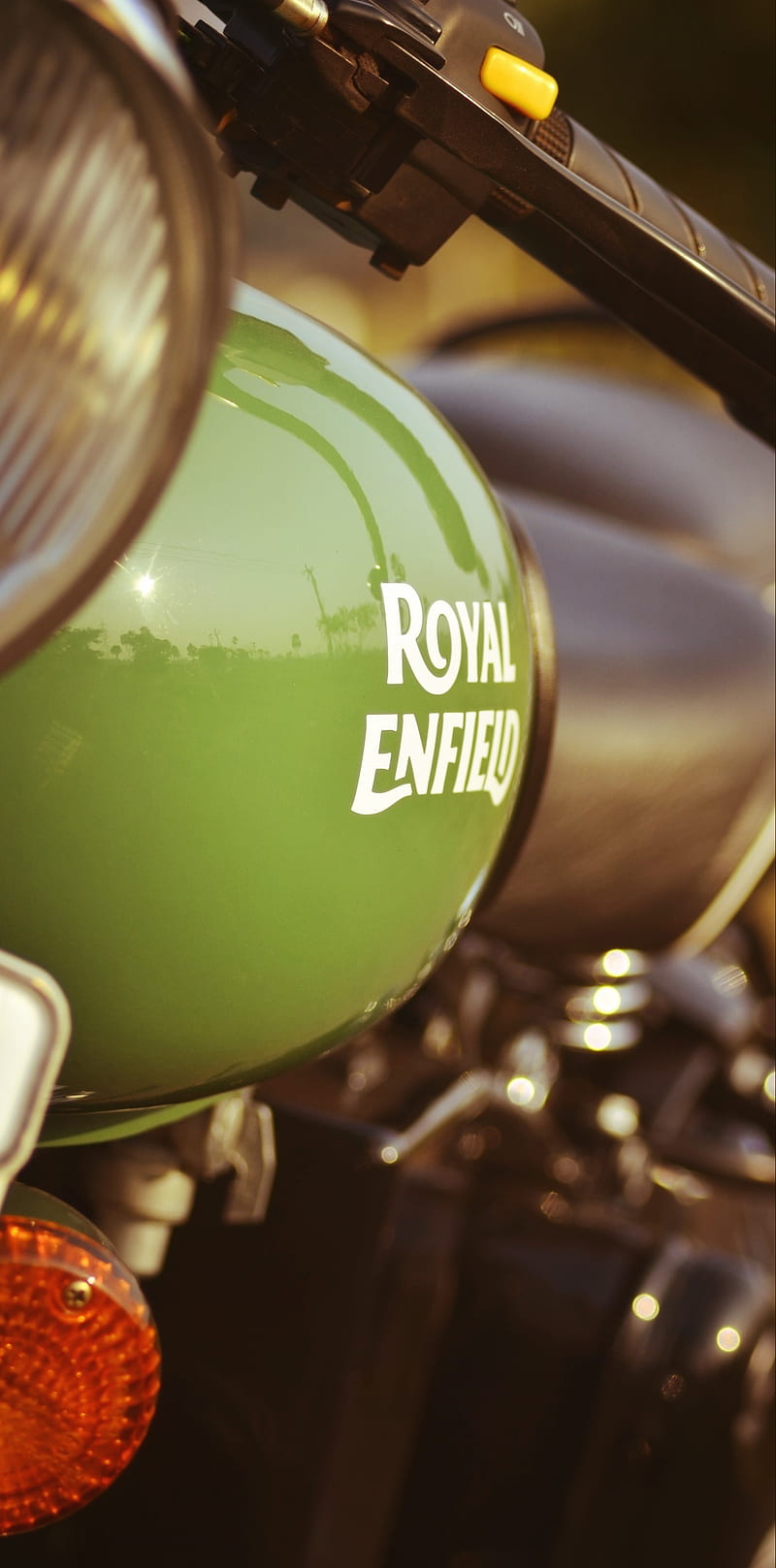 Royal Enfield, battlefield, bullet, green, re, tank, HD phone wallpaper