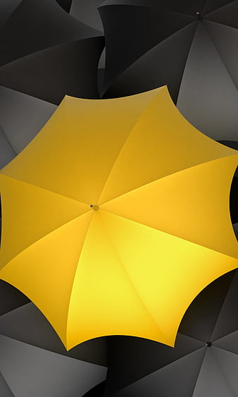 Yellow Umbrella, HD phone wallpaper | Peakpx