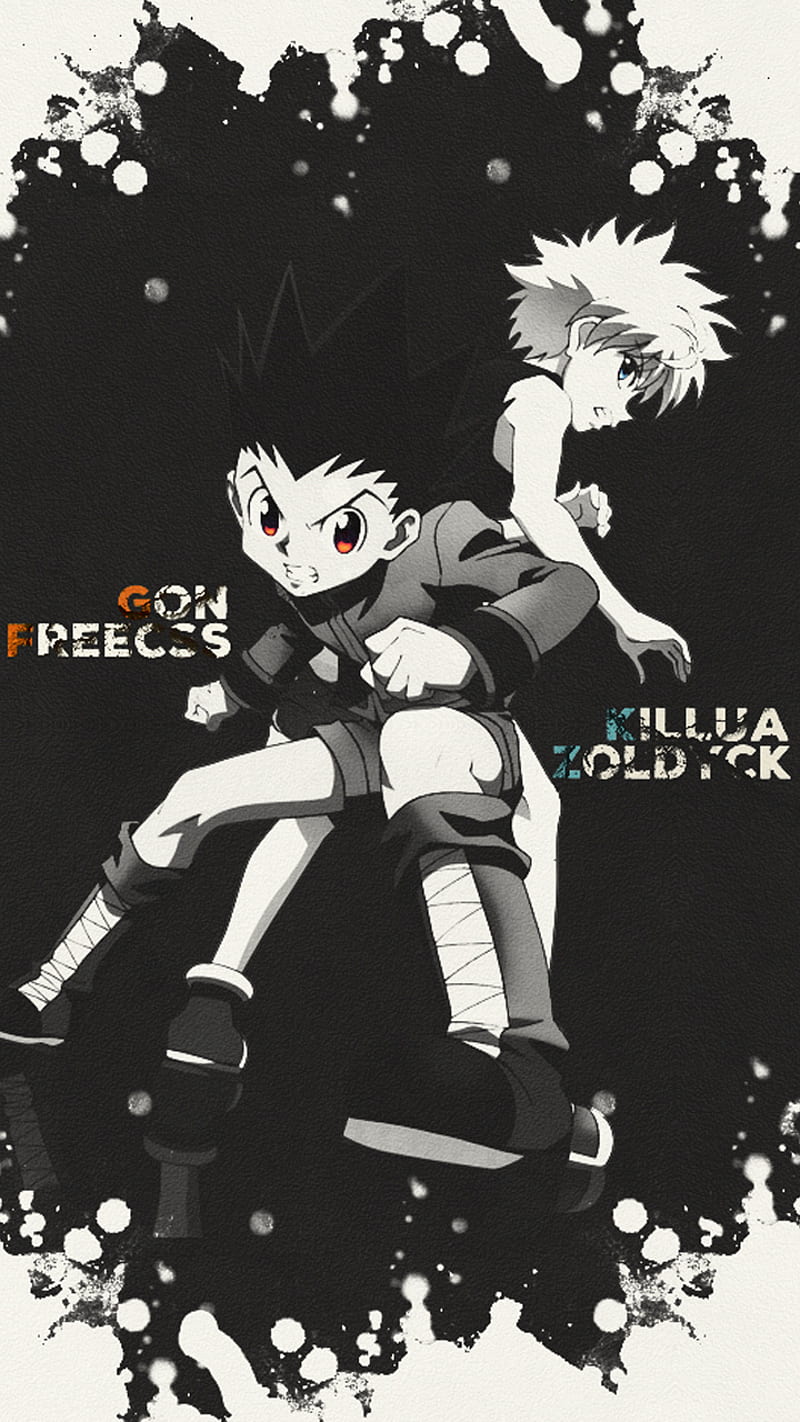 Gon and Killua, anime, hunterxhunter, HD phone wallpaper
