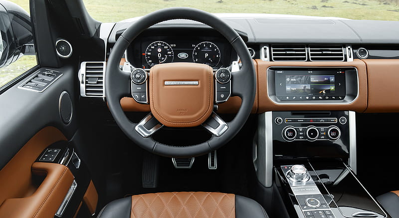 2017 Range Rover SV Autobigraphy Dynamic - Interior, Cockpit , car, HD wallpaper
