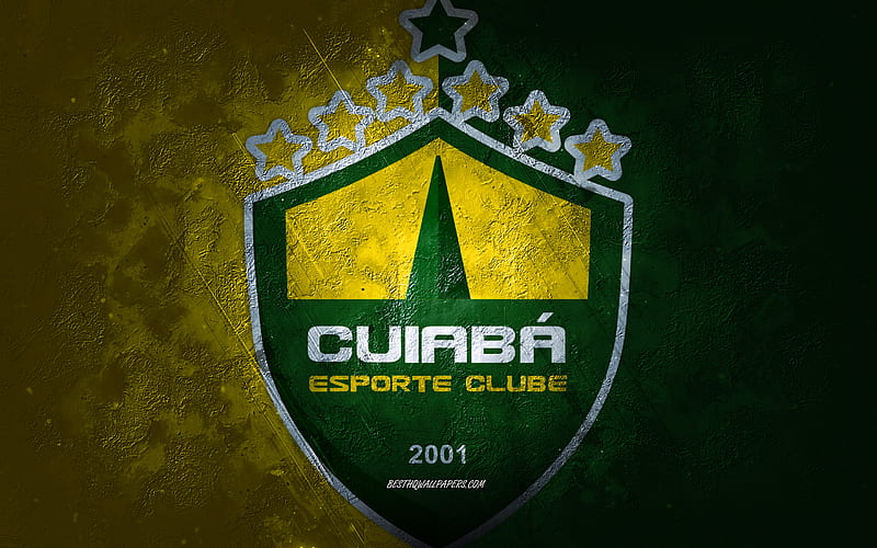 Cuiaba Esporte Clube Brazilian Football Team Yellow Background Cuiaba Esporte Clube Logo Hd Wallpaper Peakpx