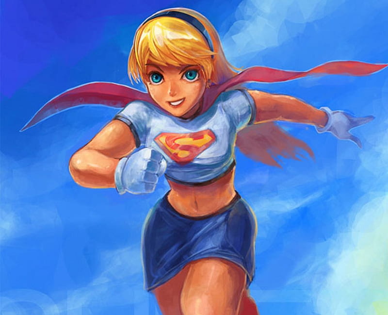HD supergirl anime wallpapers | Peakpx