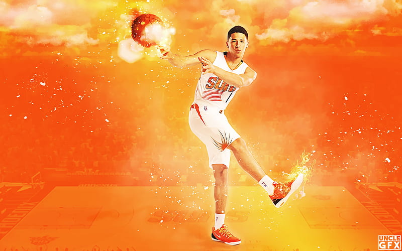 Basketball, Devin Booker, Phoenix Suns , NBA , Basketball, HD wallpaper