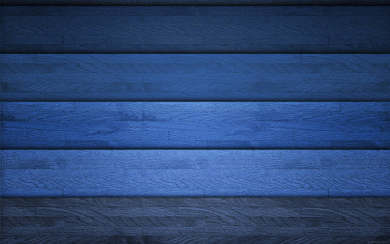 blue wooden boards, macro, blue wooden texture, wooden backgrounds, wooden textures, horizontal wooden planks, blue background, HD wallpaper