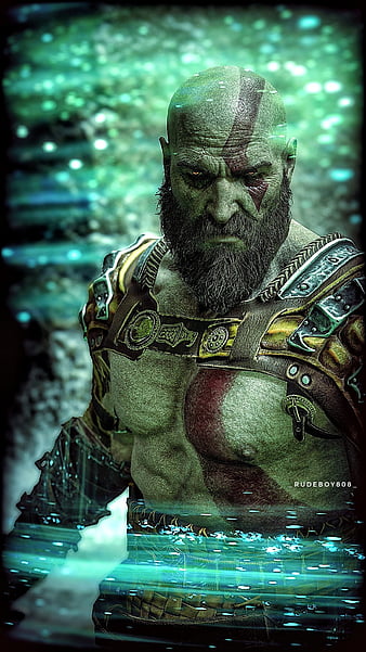 Wallpaper god of war, weapon, kratos, Fenrir, snow, blow, man, boy