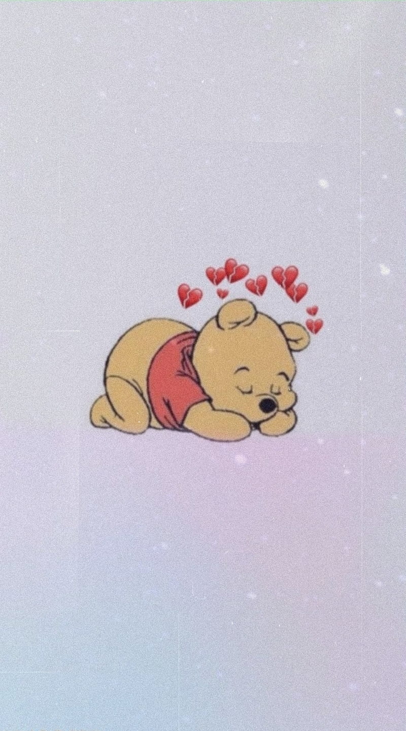 Winnie the pooh, aesthetic, cartoon, childhood, childhood cartoon, cute,  sad, HD phone wallpaper | Peakpx