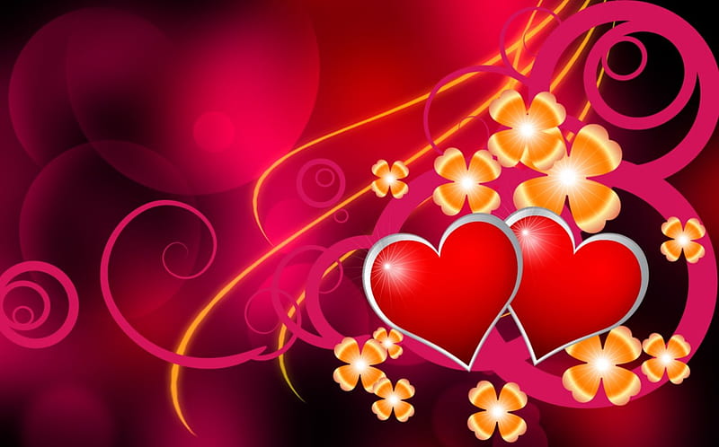 Valentine background, red, pretty, lovely, holiday, decoration, background,  bonito, HD wallpaper | Peakpx