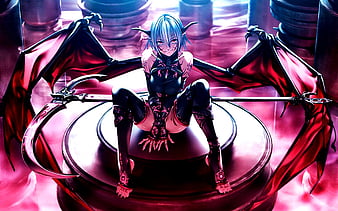 Cute Demon Anime Girl Wallpapers  Wallpaper Cave