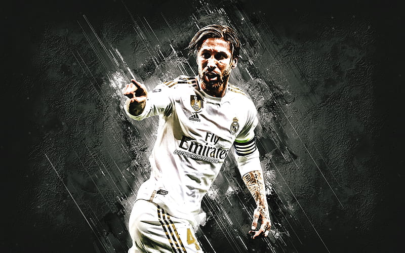 Sergio Ramos, sport, real madrid, football, ramos, captain, spanish, soccer, leader, legend, HD wallpaper