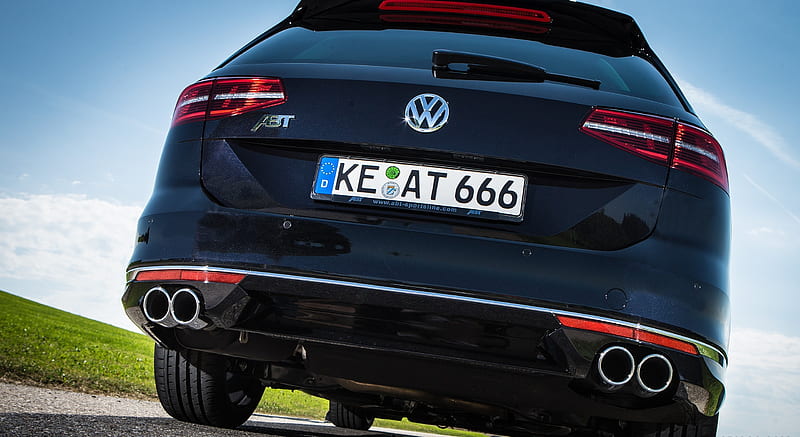 2015 ABT Volkswagen Passat B8 Variant - Tailpipe , car, HD wallpaper