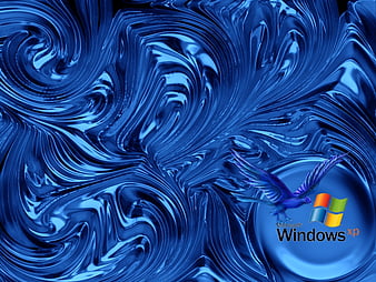 Hãy cùng ngắm nhìn bức hình nền xanh mượt mà và trong trẻo của Windows XP!