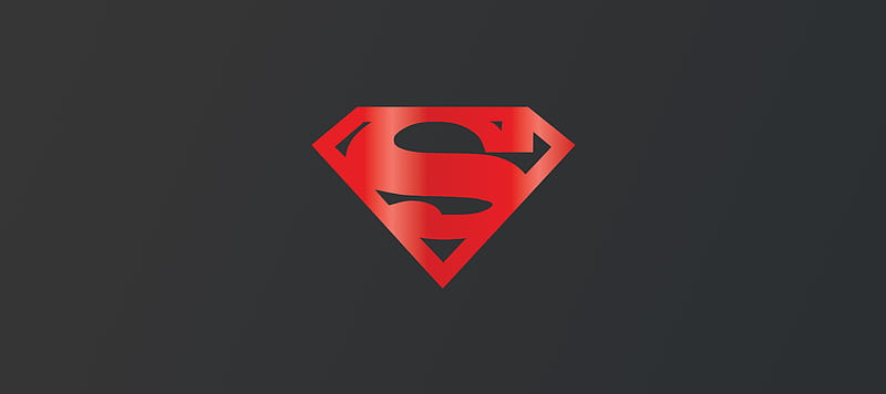 black and red superman logo