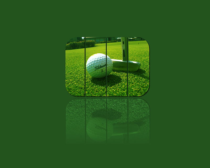 Putting for Hole in One, ball, sport, hole, golf, putting, greens, HD wallpaper